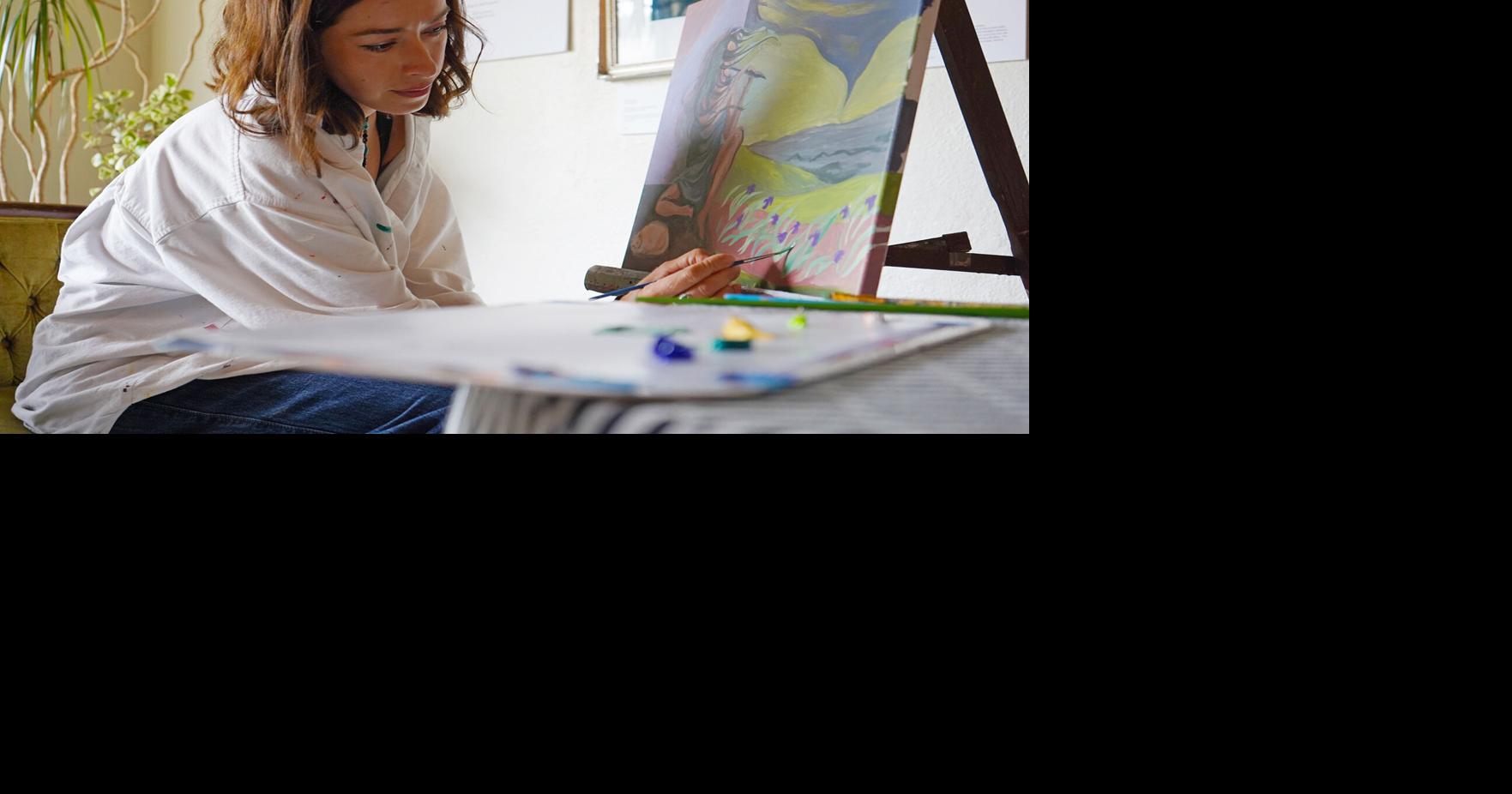 Staubus works to reconnect to Cherokee/Shawnee culture through art