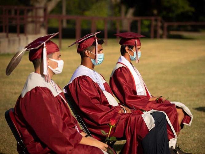 Sequoyah High School holds early commencement for 3 graduates