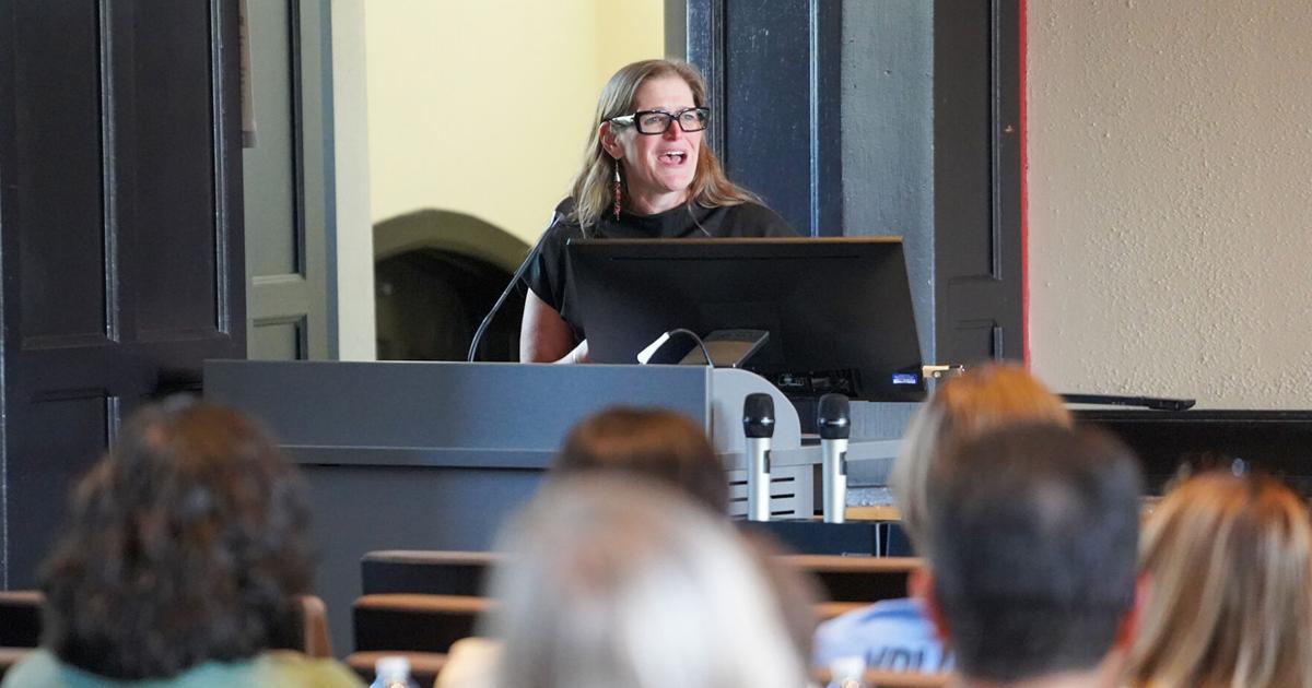 Julie Reed Writer Cherokee historian Julie Reed gives lecture at University of Tulsa ...