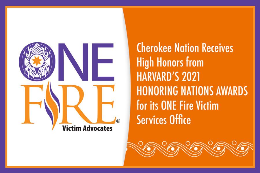 Harvard Honors Cherokee Nation ONE FIRE Victim Services, Helping ...