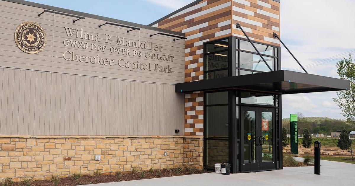 New buildings incorporate Cherokee language