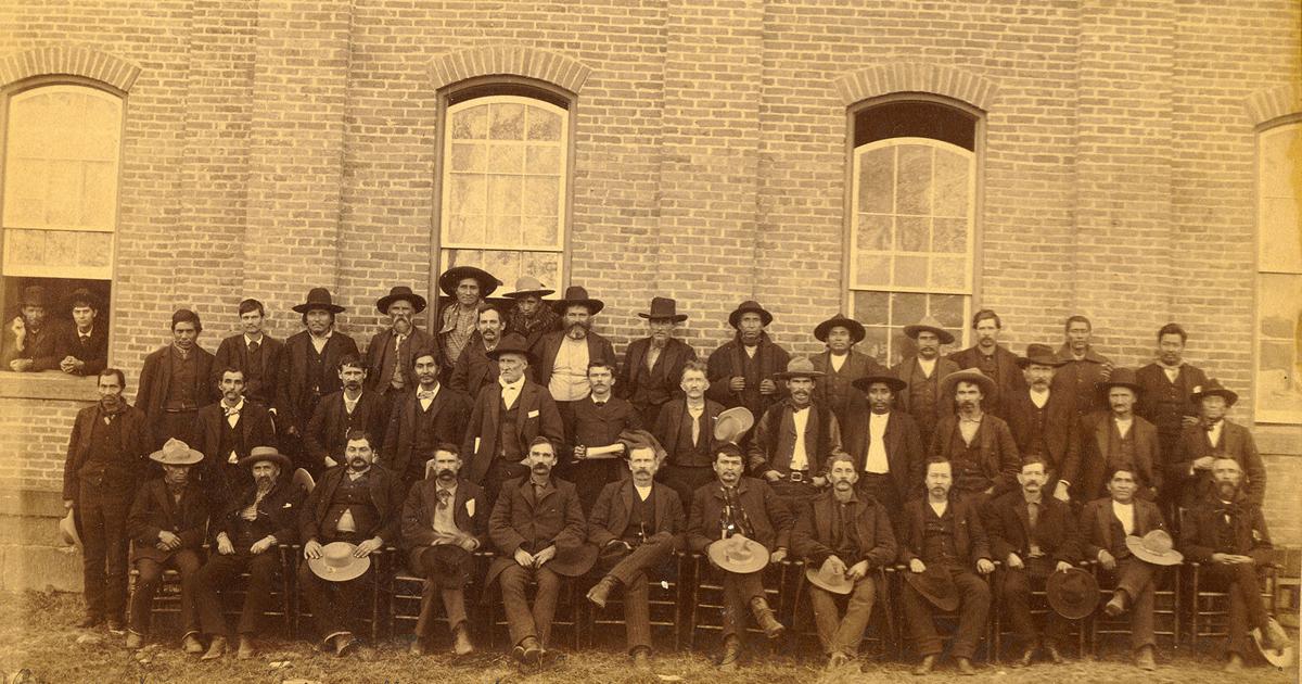 Cherokee Riflemen Cherokee Freedmen served the tribe after gaining rights of Cherokee ...