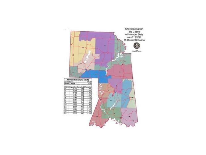 Cherokee Nation District Map Council Approves 15-District Representative Map | News | Cherokeephoenix.org