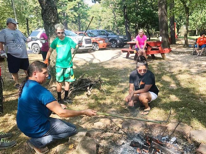 Cherokee Heritage Center hosts blowgun-making class