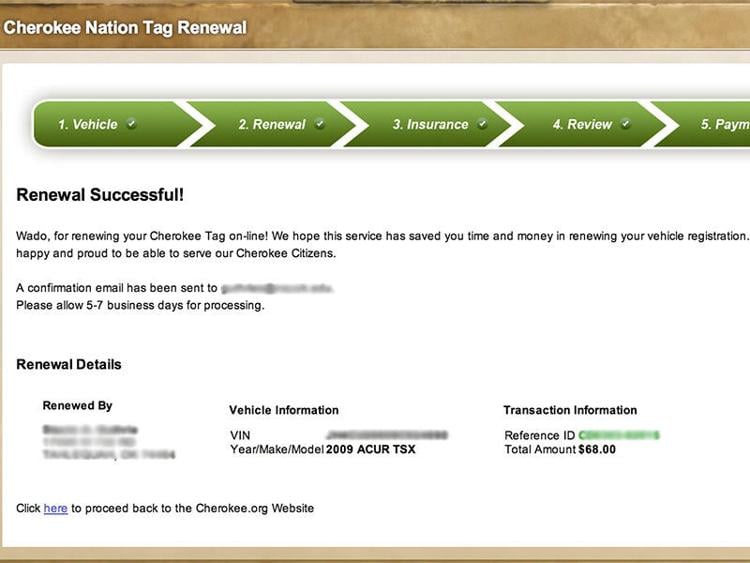 Online tag renewals provide citizens 'convenience' Services