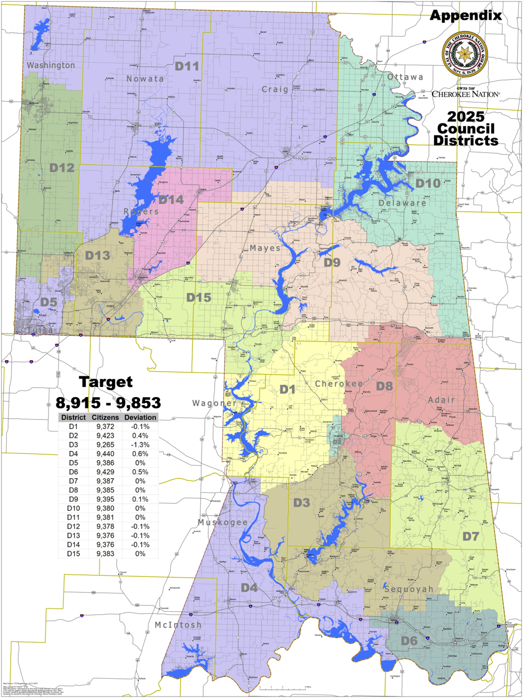 Council OKs new district map for 2025 News cherokeephoenix org