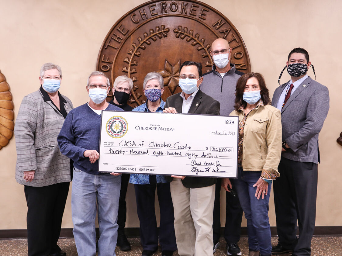 Cherokee Nation gives nearly $47K to area CASA organizations