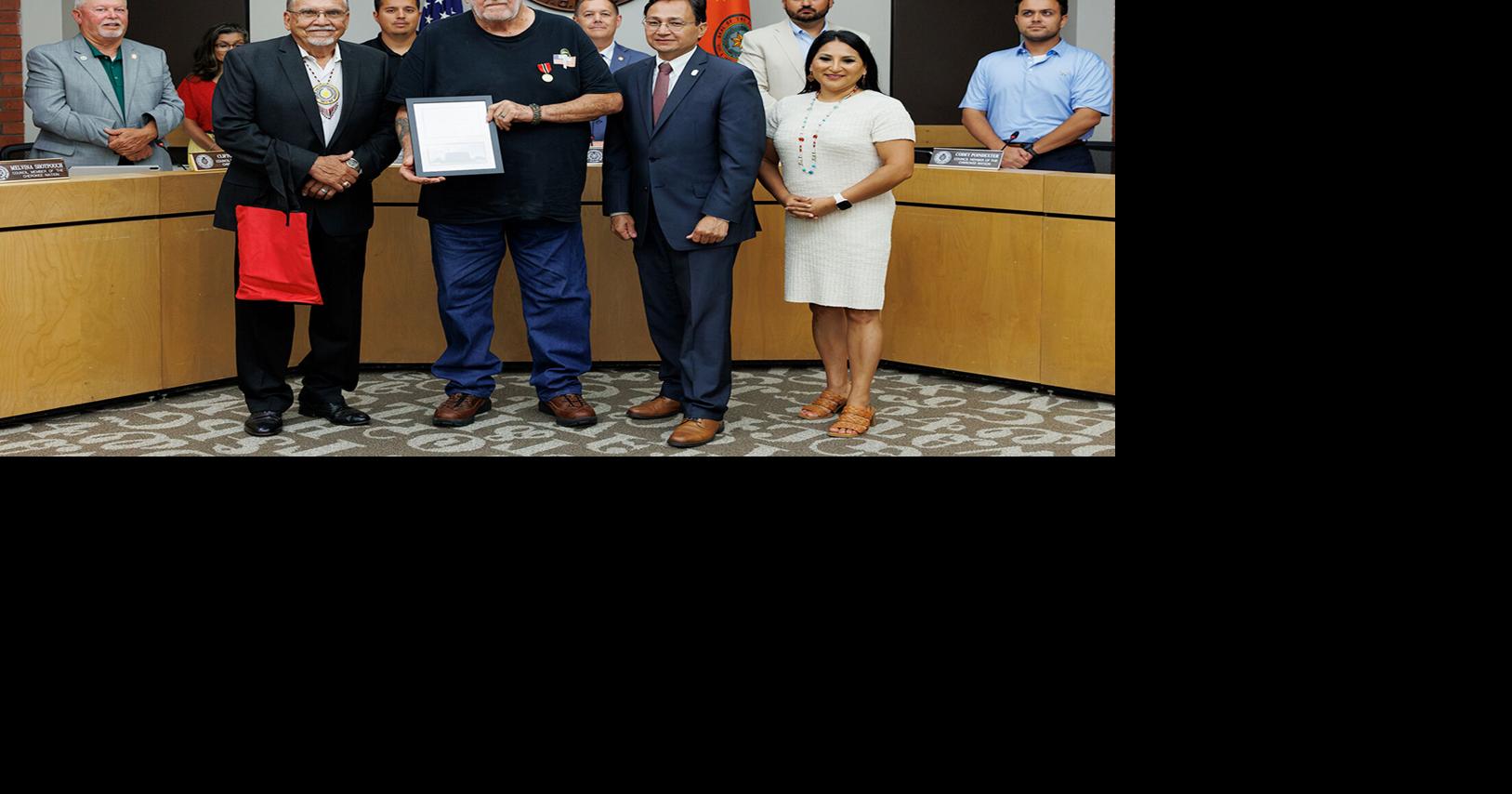 Cherokee Nation honors Army veteran at July Council meeting