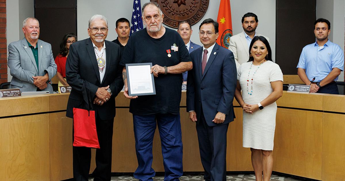 Cherokee Nation honors Army veteran at July Council meeting