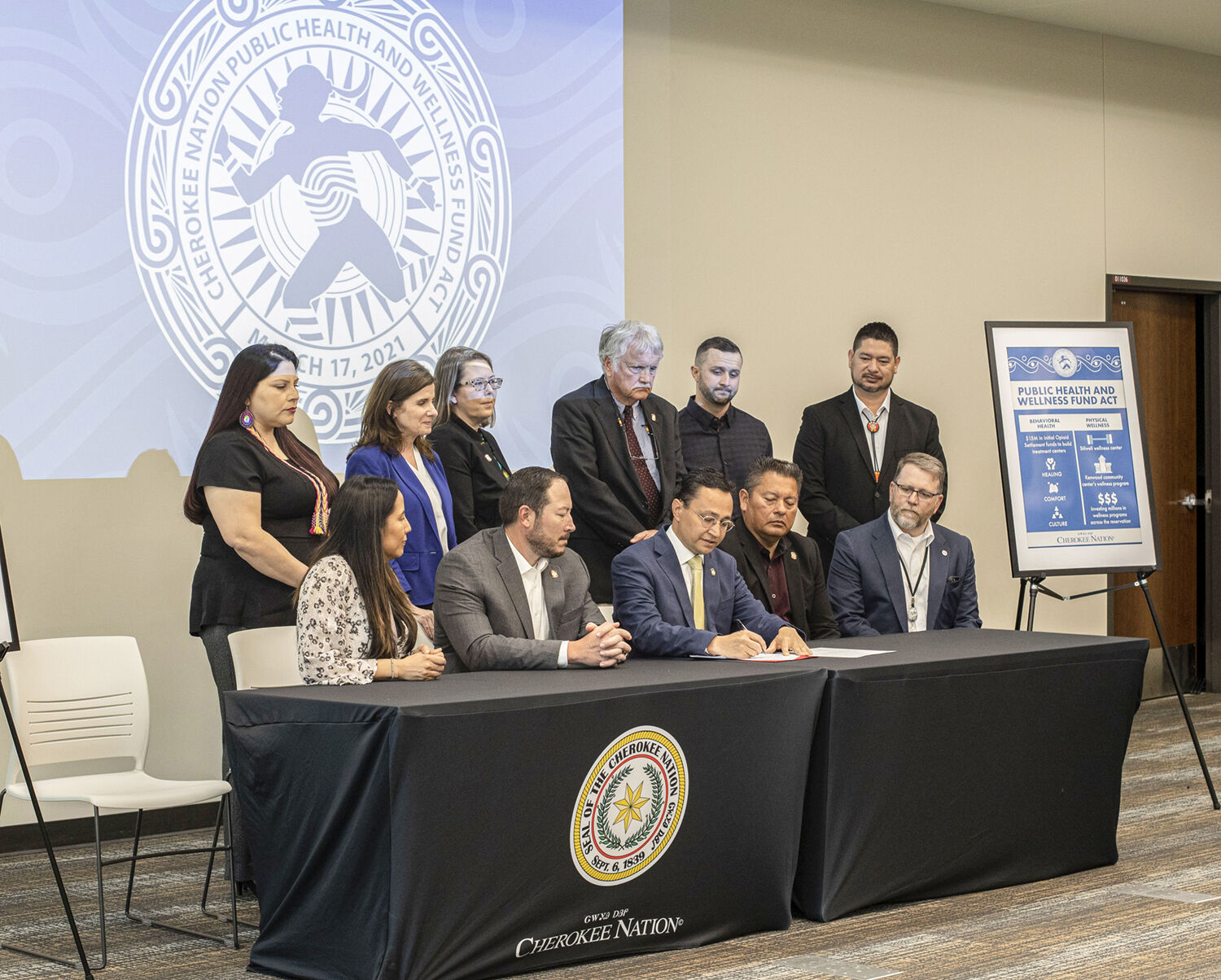 Cherokee leaders sign revised Public Health, Wellness Act to build drug treatment facilities