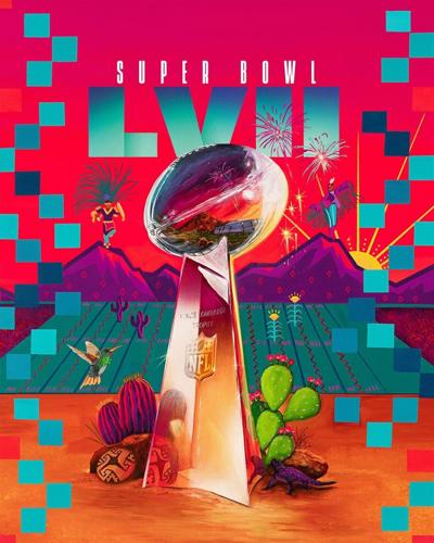 1st Indigenous artist creates Super Bowl 2023's ticket, artwork