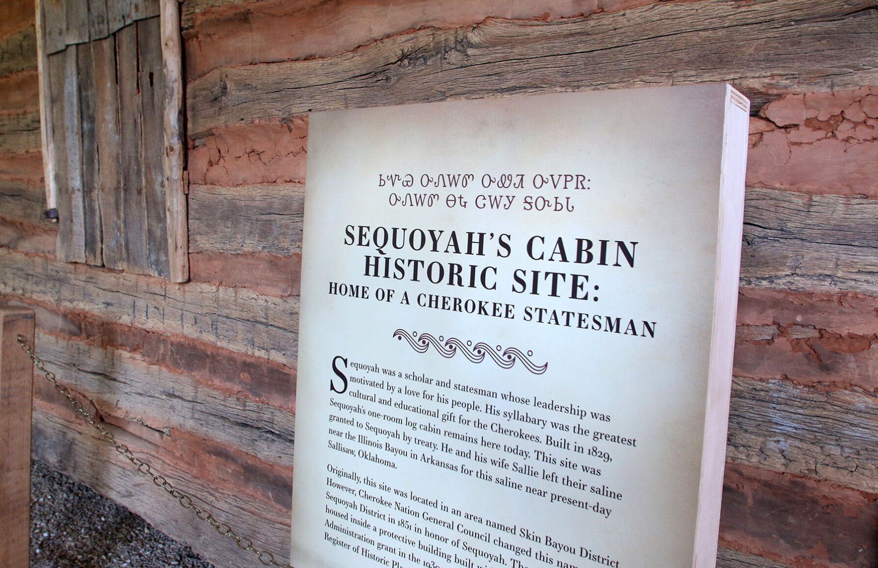 Cherokee Nation restoring, relocating historic cabin in Sequoyah County