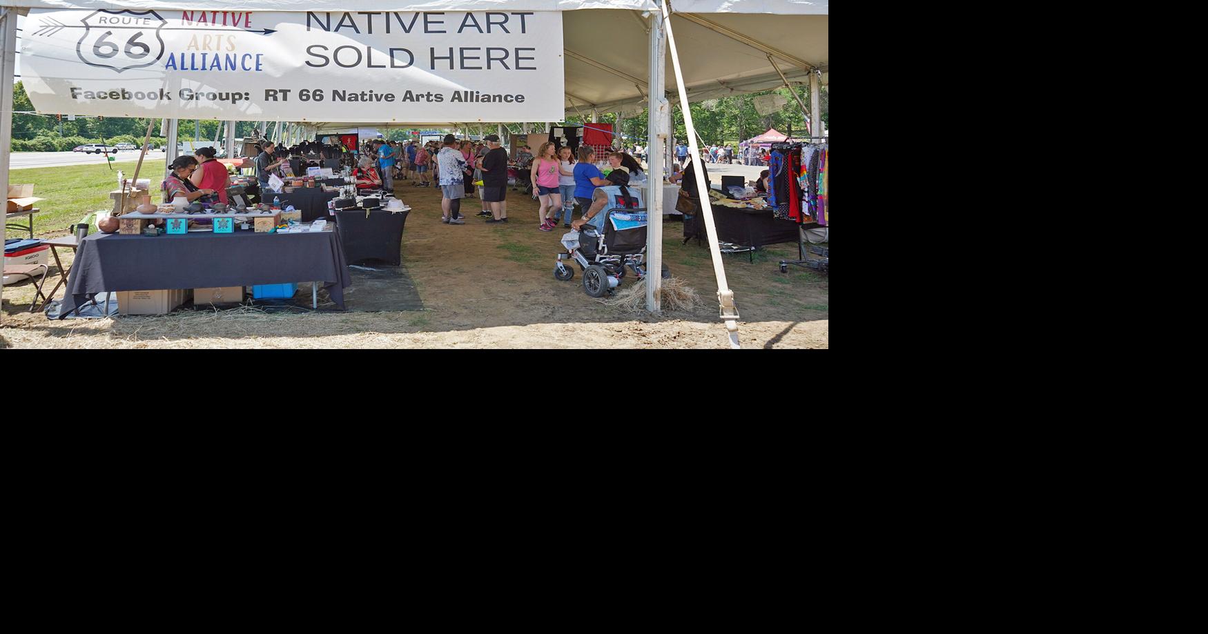 Route 66 Native Arts Alliance hosts art market at centennial celebration
