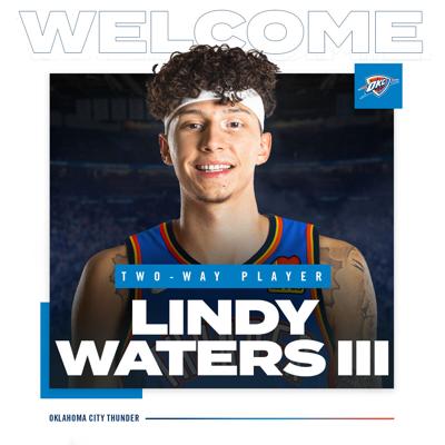 Oklahoma City Thunder forward Lindy Waters III poses for a photo