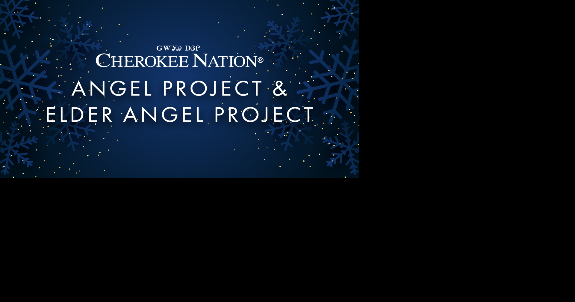 Cherokee Nation accepting 2026 Angel Project, Elder Angel Project ...