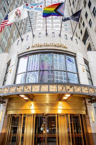 Hotel Intercontinental will fly the pride flag year-round. (Photo | Intercontinental Hotel Chicago)