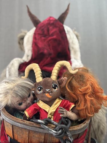 Krampus-themed plushies and events are new this year!  (Photo courtesy of German American Events)