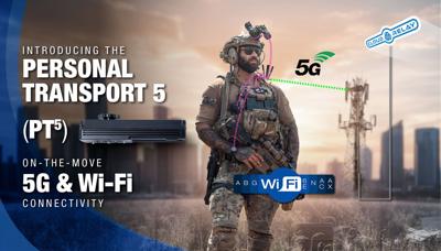 Introducing the Personal Transport 5 (PT5) on-the-move 5G & Wi-Fi Connectivity