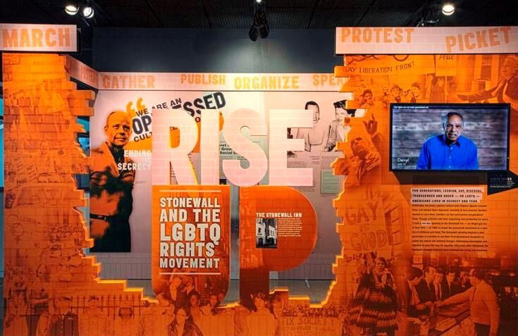The Illinois Holocaust Museum's Rise Up Stonewall and the LGBTQ Rights Movement exhibit, now through May 8.