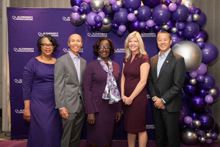 Mekeda Johnson-Brooks, Jim Wong, Delia Jervier, Kelly Lowery and Jim Mark. (Angela B. Garbot photo)