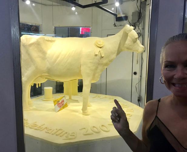 Butter Cow at Illinois State Fair. (Photo by Candace Jordan)