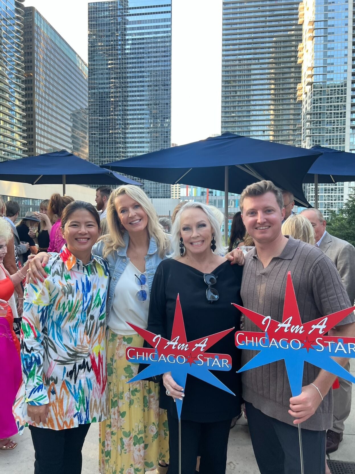 Elaine Hyde, Susan Berkes, Candace Jordan, David Cohn. (Jen Valedes photo)