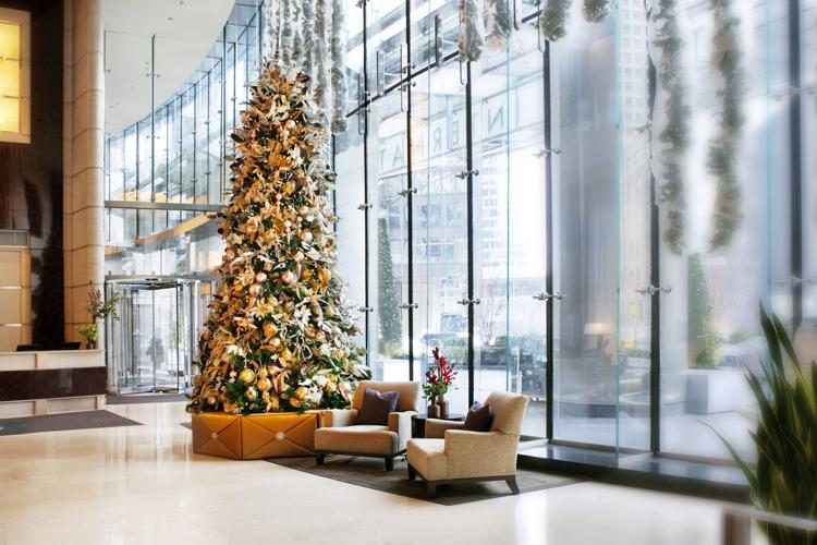 The Great Tree will make a wonderful photo opp during the River North Pole holiday festivities at Trump Chicago. | Photo Trump Chicago