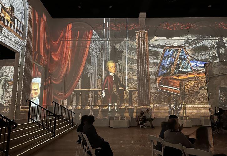 Mozart immersive painting and yoga