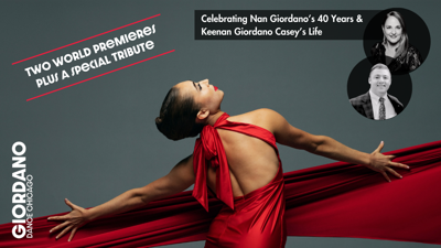 Giordano Dance Chicago's "Life, Light and Legacy" coming to the Harris Theater April 4/5. (Photo courtesy of GDC)