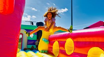 Touring inflatable festival Bounce the Mall pops up in Aurora this summer