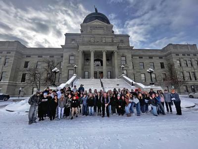 Students visit Montana capitol