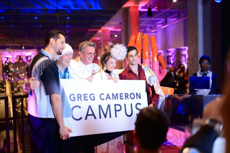 The Joffrey Ballet dedicated a floor in the Tower to honoree Greg Cameron.  (Sean Su photo)