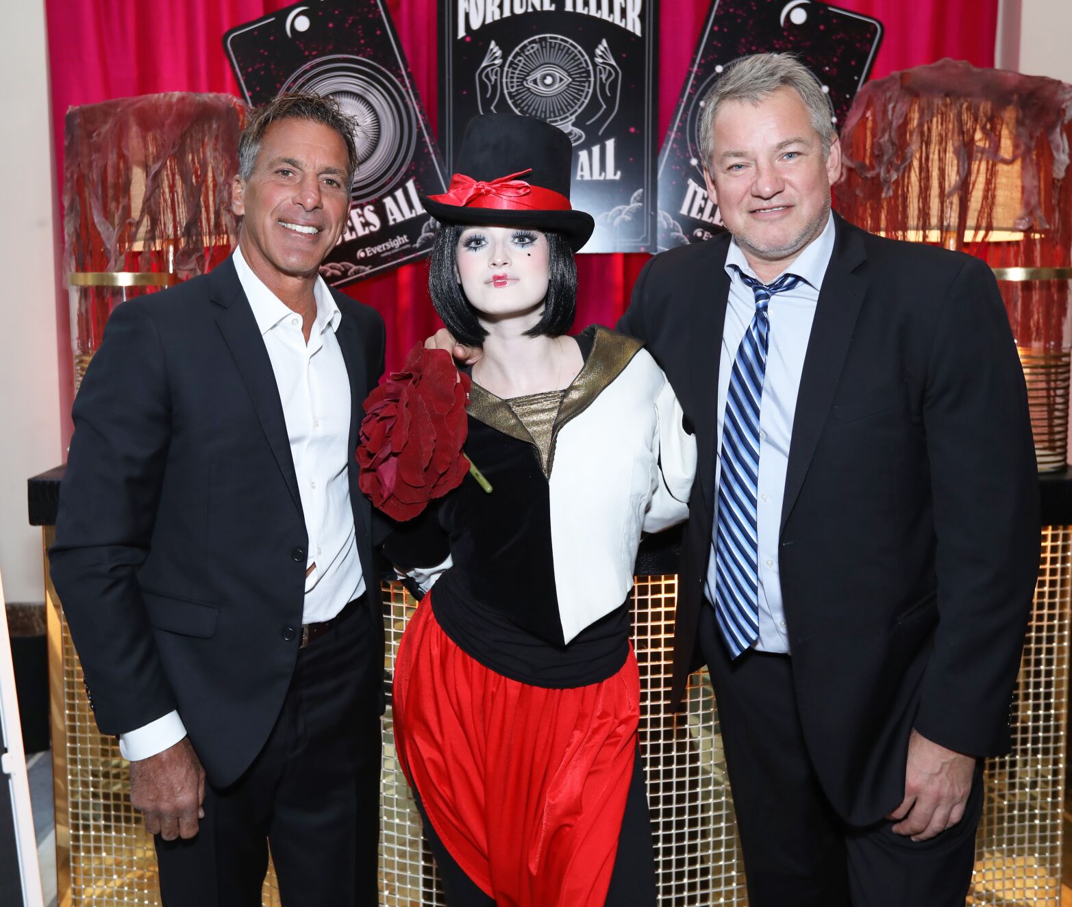 Hockey great Chris Chelios, ZZAZZ Productions' Kyli Jumas, and NFL star Jim Bob Morris.