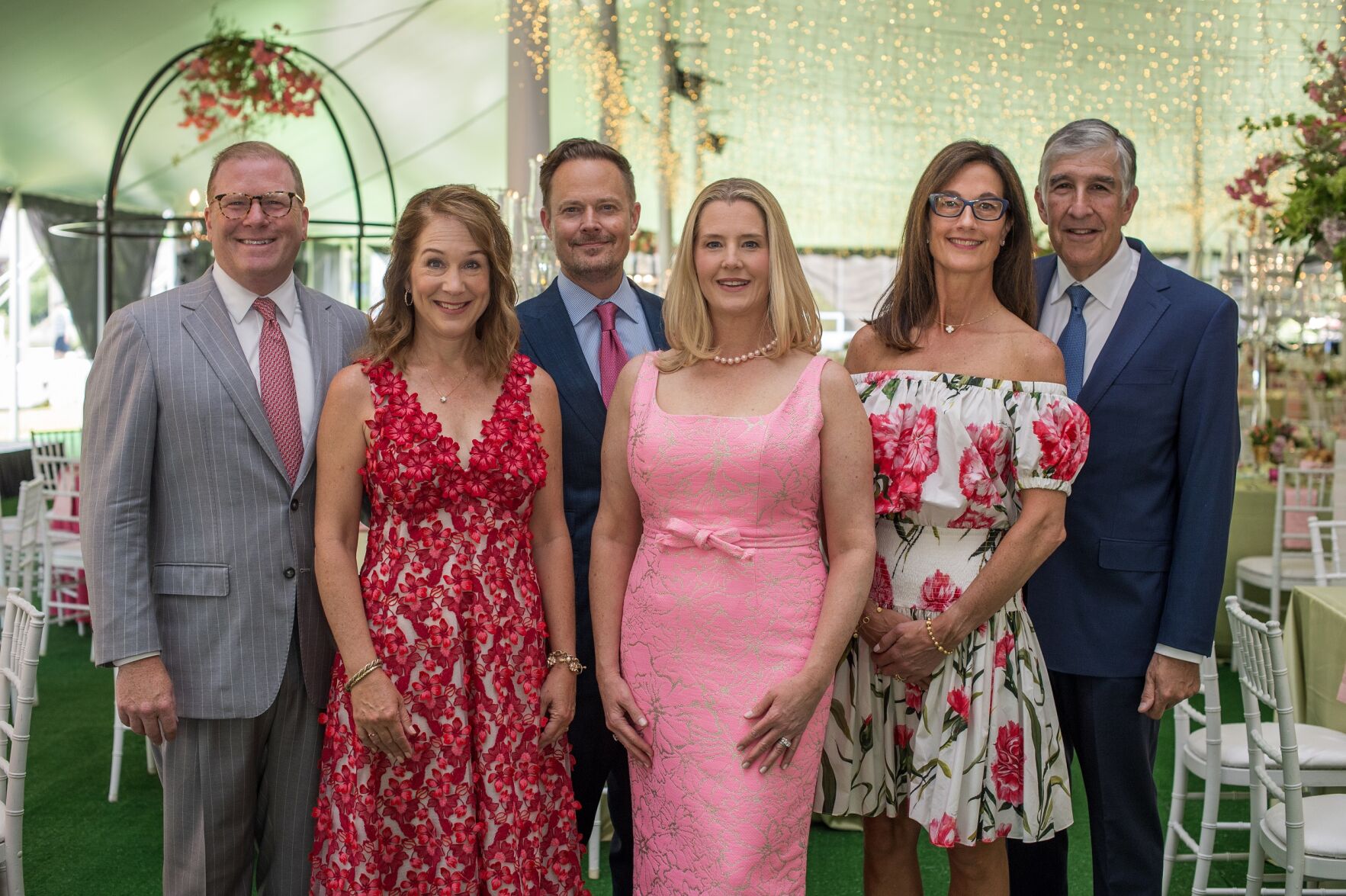 Rick and Andrea Bechtel (Gala Co-Chair); Troy and Michele Ihlanfeldt (Ravinia Festival Women's Board Chair) and Jim and Kelly Epstein (Gala Co-Chair).