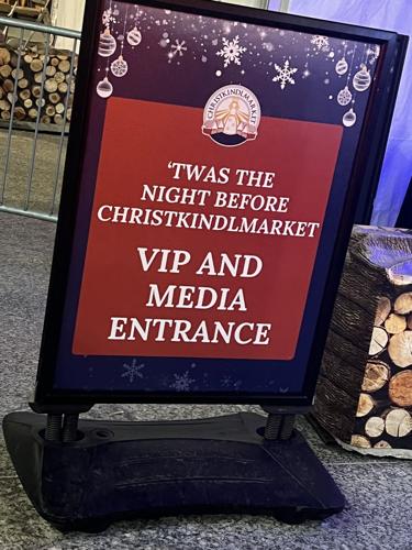 Opening night of the Christkindlmarket, Nov. 20.