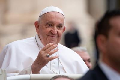 Saint Peter's Square, Vatican City - 26th of October 2023 - Pope Francis presides over the General Audience at Saint Peter's Square. (Shutterstock photo)