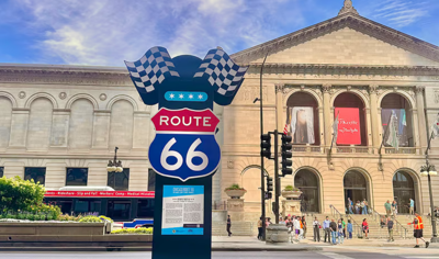 Route 66 is one of the many big draws for tourism in Chicago. (Photo Choose Chicago)