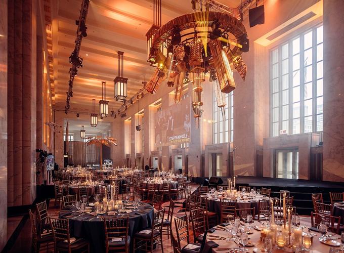 Event decor by Frost Chicago (Jeffrey Foster) at The Old Post Office. (Photo by Kyle Flubacker)