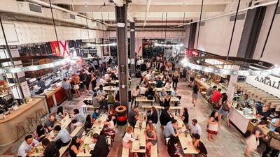 Urbanspace food halls are coming to Chicago to two locations in the Loop. (Shown in photo is Urbanspace NYC)