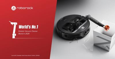 Roborock Remains the number 1 top selling Robot Vacuum Cleaner Brand globally in 2024