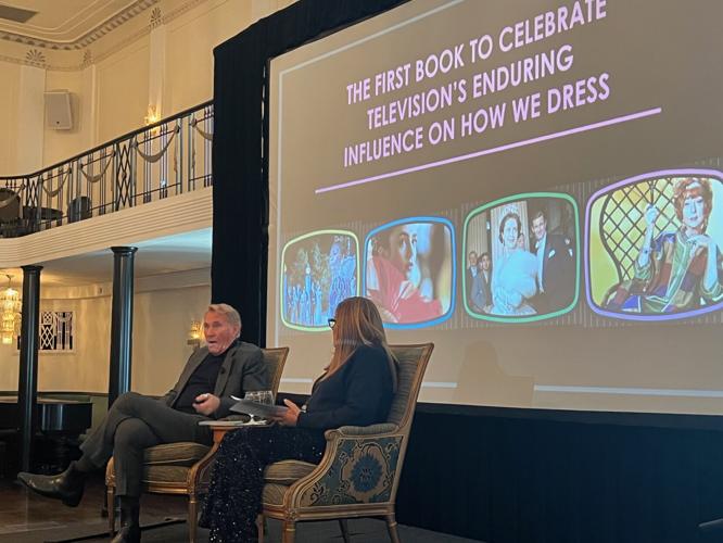 Hal Rubenstein in conversation with Fern Mallis for Costume Council event. (Photo | Candace Jordan)