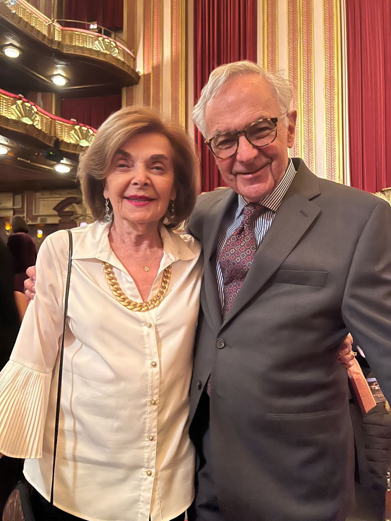 Marina and Dr. Arnold Tatar, The Joffrey Ballet's live music sponsors.