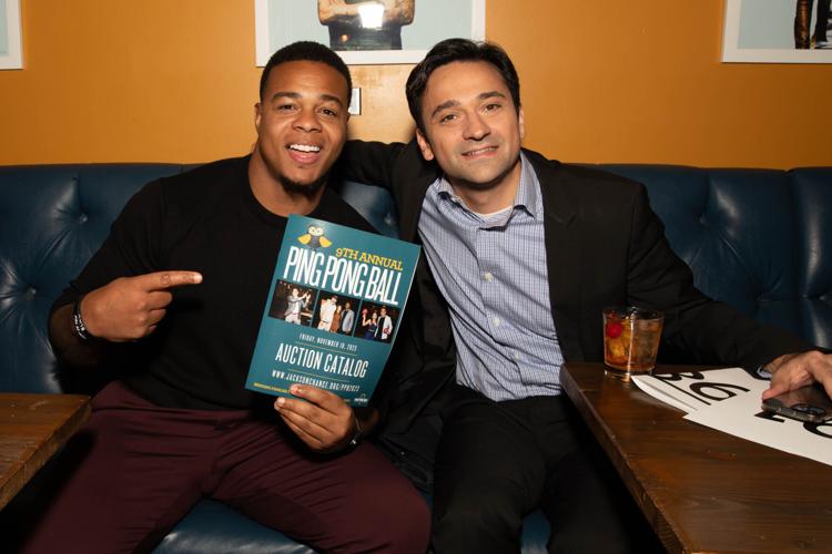 Pierre Thomas and Paris Schutz  (WTTW). (Photo courtesy of Jackson Chance Foundation)
