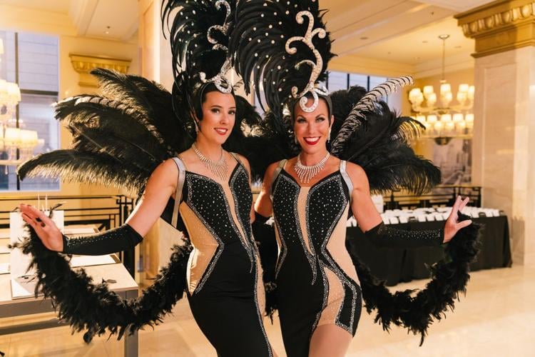 Mystique Productions showgirls. (Photo courtesy of Chicago Loop Alliance)