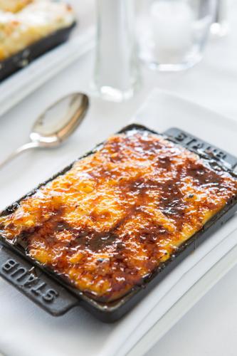 The delicious corn cream brulee. (Photo by Shannon O'Hara for Steak 48)