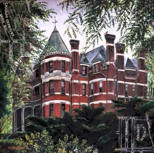 Artist Kelly Dawson will be exhibiting at the Art & Big Fork Festival in Evanston Aug. 22/23.