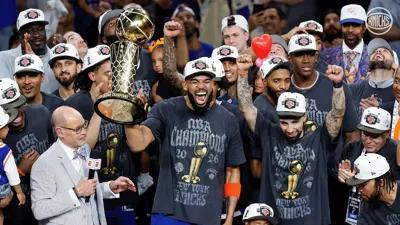 New York Knicks are the 2026 NBA champions. (Photo | nba.com)