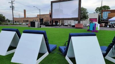 Enjoy summer outdoor movies at Lincoln Yards, now through September.