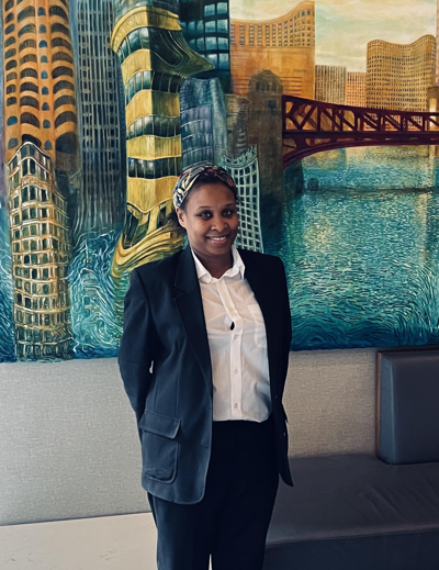February Doorperson of the Month: Takyla Backstrom, 230 E. Ontario St.