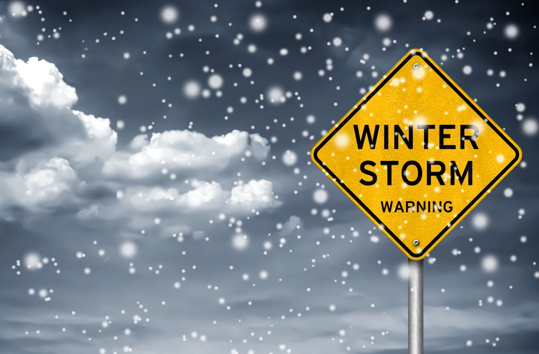 Winter storm warning - (Photo: shutterstock_2242903483)